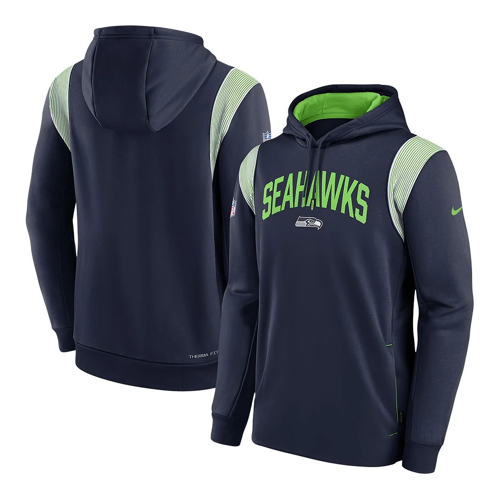 Seattle Seahawks Nike Therma Pullover Hoodie