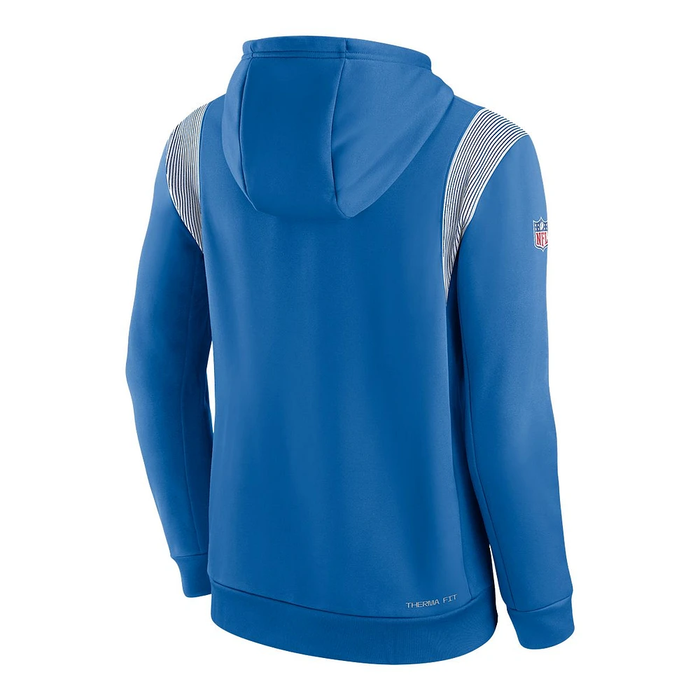 Detroit Lions Nike Therma Pullover Hoodie