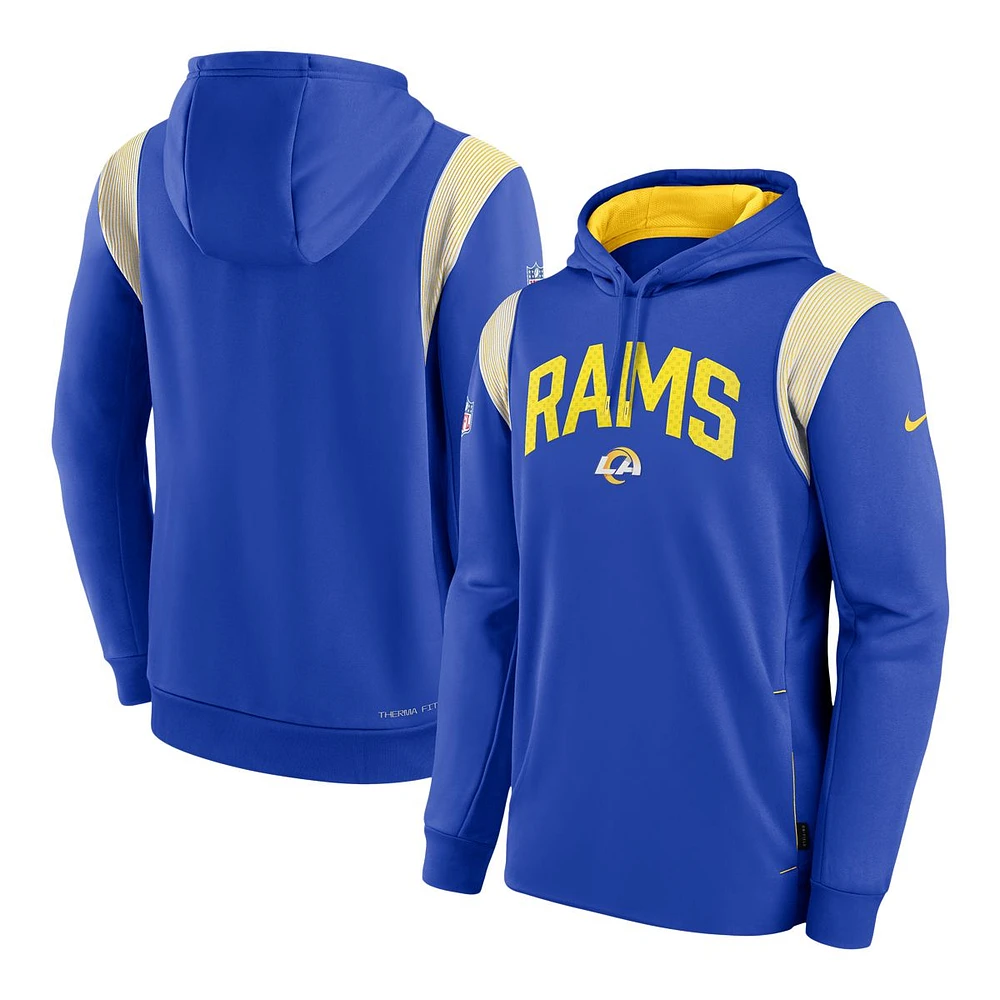 Los Angeles Rams Nike Therma Pullover Hoodie