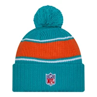 Miami Dolphins New Era 24 Sideline Knit Hat