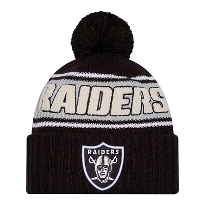 Las Vegas Raiders New Era 2024 Sideline Knit Hat