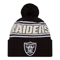 Las Vegas Raiders New Era 2024 Sideline Knit Hat