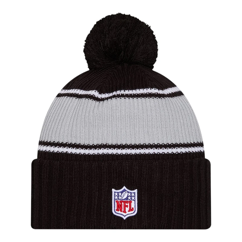 Las Vegas Raiders New Era 2024 Sideline Knit Hat