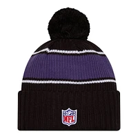 Baltimore Ravens New Era 24 Sideline Knit Hat