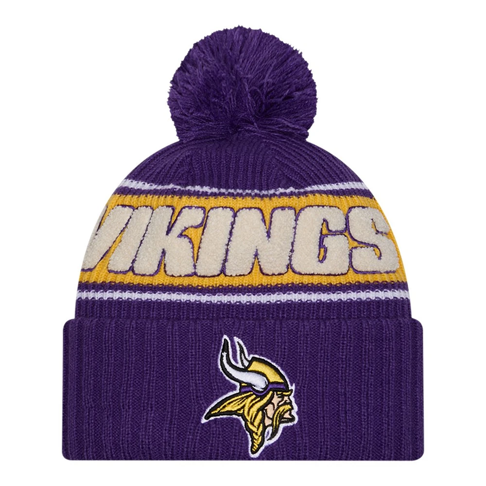 Minnesota Vikings New Era 24 Sideline Knit Hat