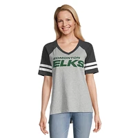 Edmonton Elks G-III Women's Logo Endzone T Shirt