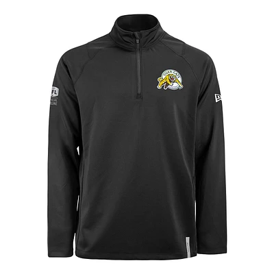 Hamilton Tiger-Cats New Era Avid 1/4 Zip Long Sleeve Top