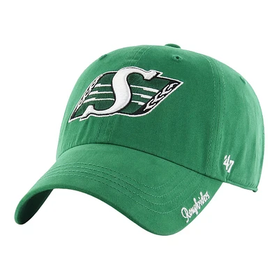 Saskatchewan Roughriders 47 Brand Women's Miata Clean Up Hat, CFL, Football