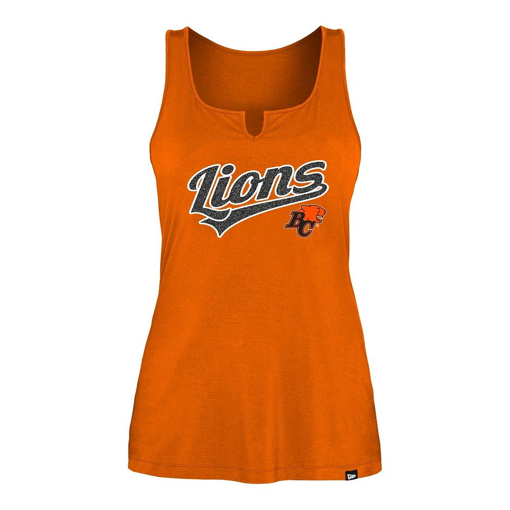 BC Lions New Era Women's Rayon Spandex Tank Top