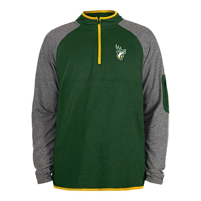 Edmonton Elks New Era Quarter Zip Long Sleeve Top