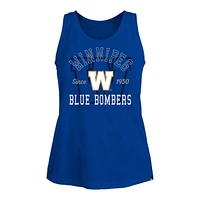 Winnipeg Blue Bombers New Era Women's Glitter Print Tank Top