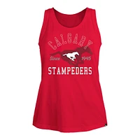 Calgary Stampeders New Era Women's Glitter Print Tank Top