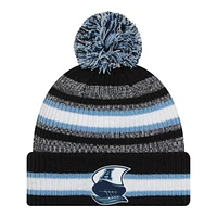 Toronto Argonauts New Era Sideline Striped Pom Knit Hat