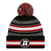 Ottawa Redblacks New Era Sideline Striped Pom Knit Hat