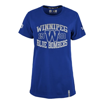 Winnipeg Blue Bombers New Era Women's Megan Sheen T Shirt