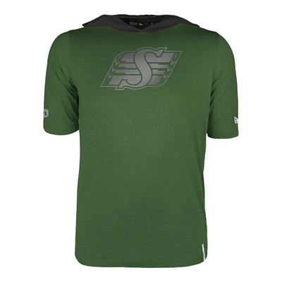 Saskatchewan Roughriders New Era Short Sleeve SL Hoodie