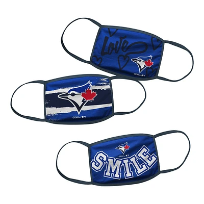 Girls' Toronto Blue Jays Face Mask – Non-Medical 3 Pack