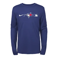 Youth Toronto Blue Jays Legend Team Issue Long Sleeve Shirt