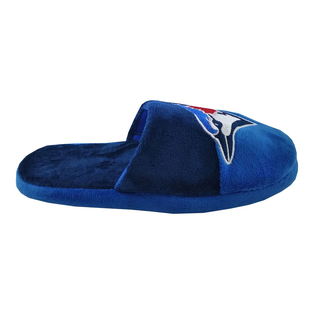 Youth Toronto Blue Jays Forever Collectibles Big Logo Slippers