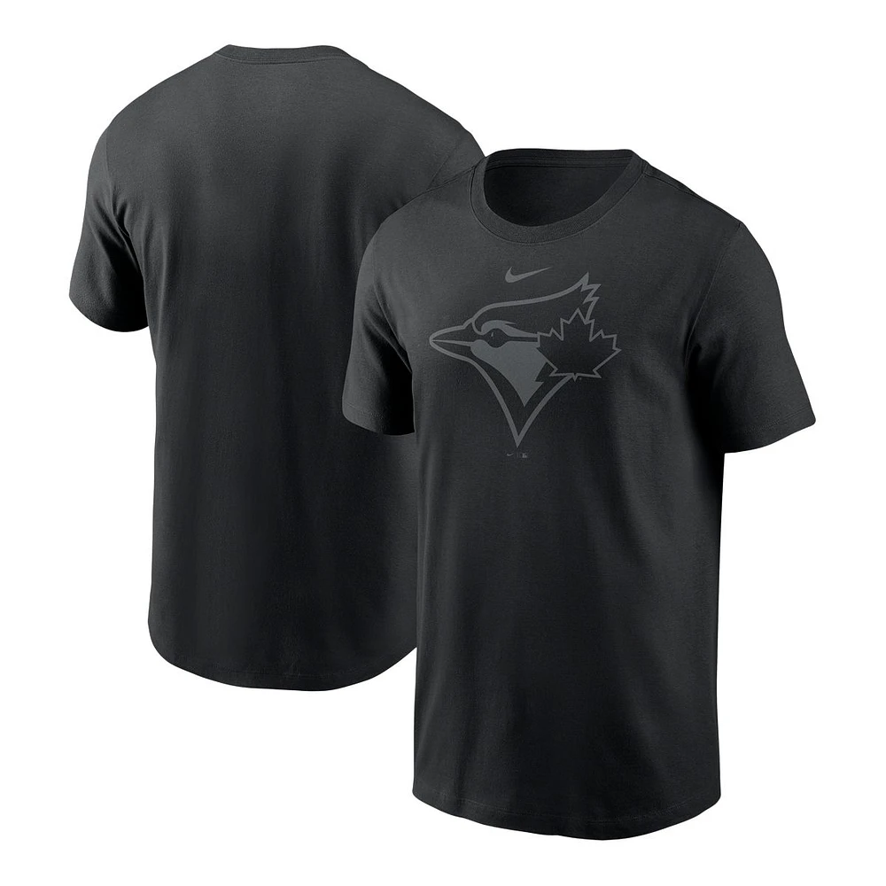 Toronto Blue Jays Nike Pitch Black Logo T Shirt