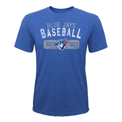 Youth Toronto Blue Jays MLB Coop Nostalgia Triblend T Shirt