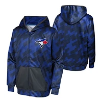 Youth Toronto Blue Jays MLB Ticker Tape Full Zip Hoodie