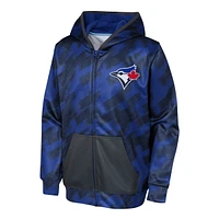 Youth Toronto Blue Jays MLB Ticker Tape Full Zip Hoodie