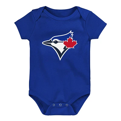 Infant Toronto Blue Jays MLB Biggest Little Fan Creeper Set - 3 Pack