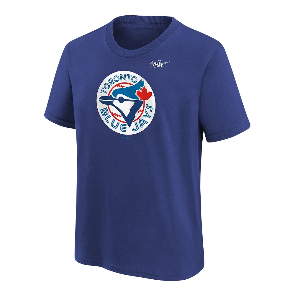 Youth Toronto Blue Jays Nike Coop Logo Cotton T Shirt