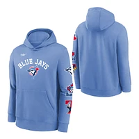 Youth Toronto Blue Jays Nike Rewind Lefty Club Fleece Hoodie