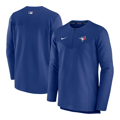 Toronto Blue Jays Nike Authentic Pro Gametime 1/2 Zip Long Sleeve Top