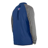 Toronto Blue Jays New Era Active 1/4 Zip Long Sleeve Top