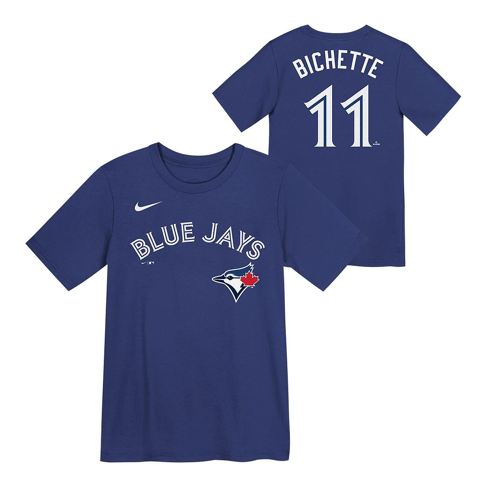 Child Toronto Blue Jays Nike Bo Bichette Home Player T Shirt