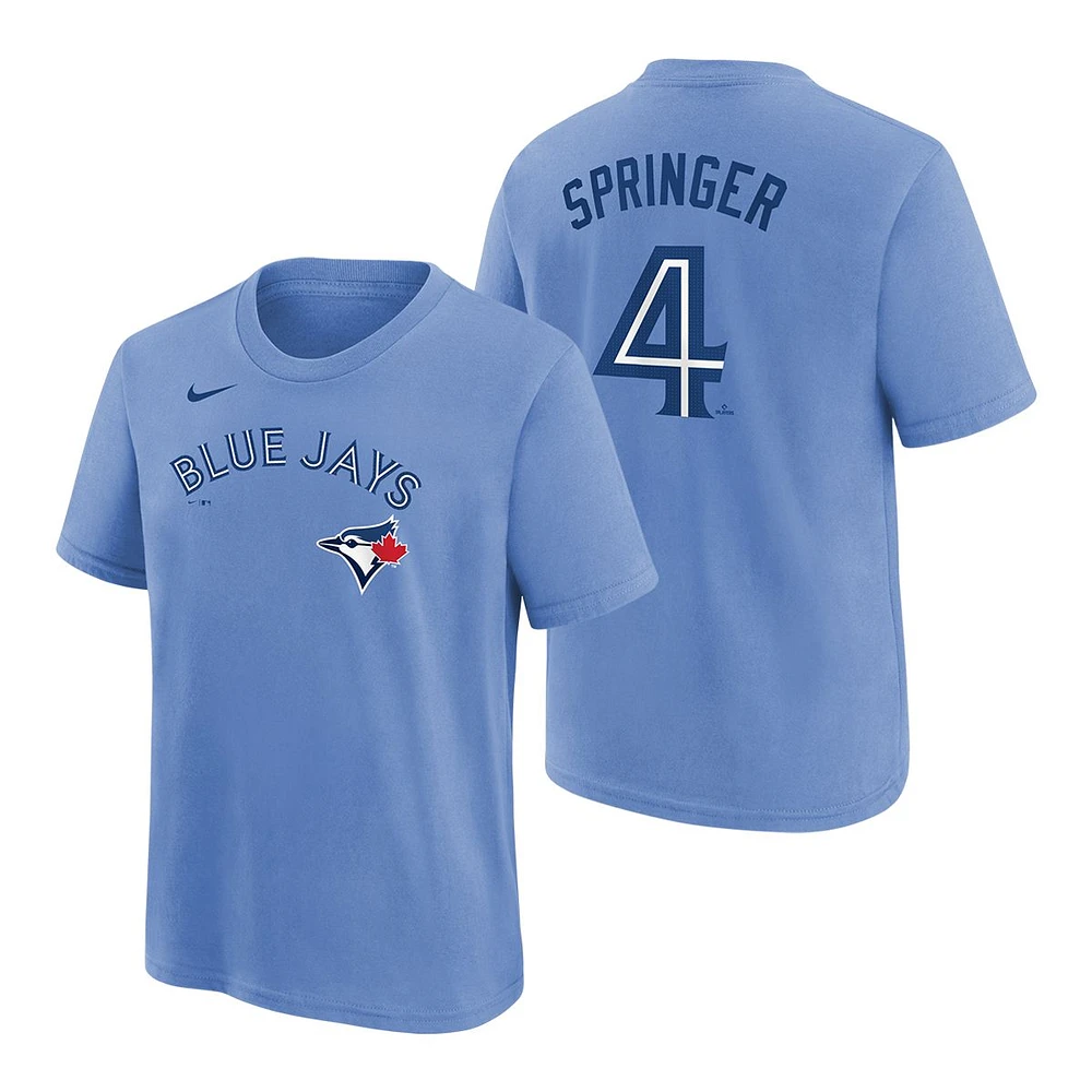 Youth Toronto Blue Jays Nike George Springer Alternate Player T Shirt