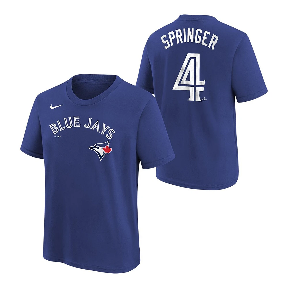 Youth Toronto Blue Jays Nike George Springer Home Player T Shirt