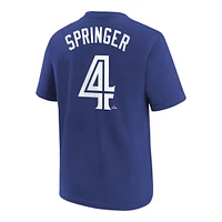 Youth Toronto Blue Jays Nike George Springer Home Player T Shirt