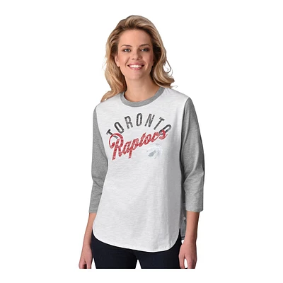 Toronto Raptors Touch Women's Commemorative 3/4 Sleeve Top