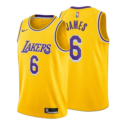 Los Angeles Lakers Nike Men's LeBron James Swingman - Icon Edition Basketball Jersey, NBA