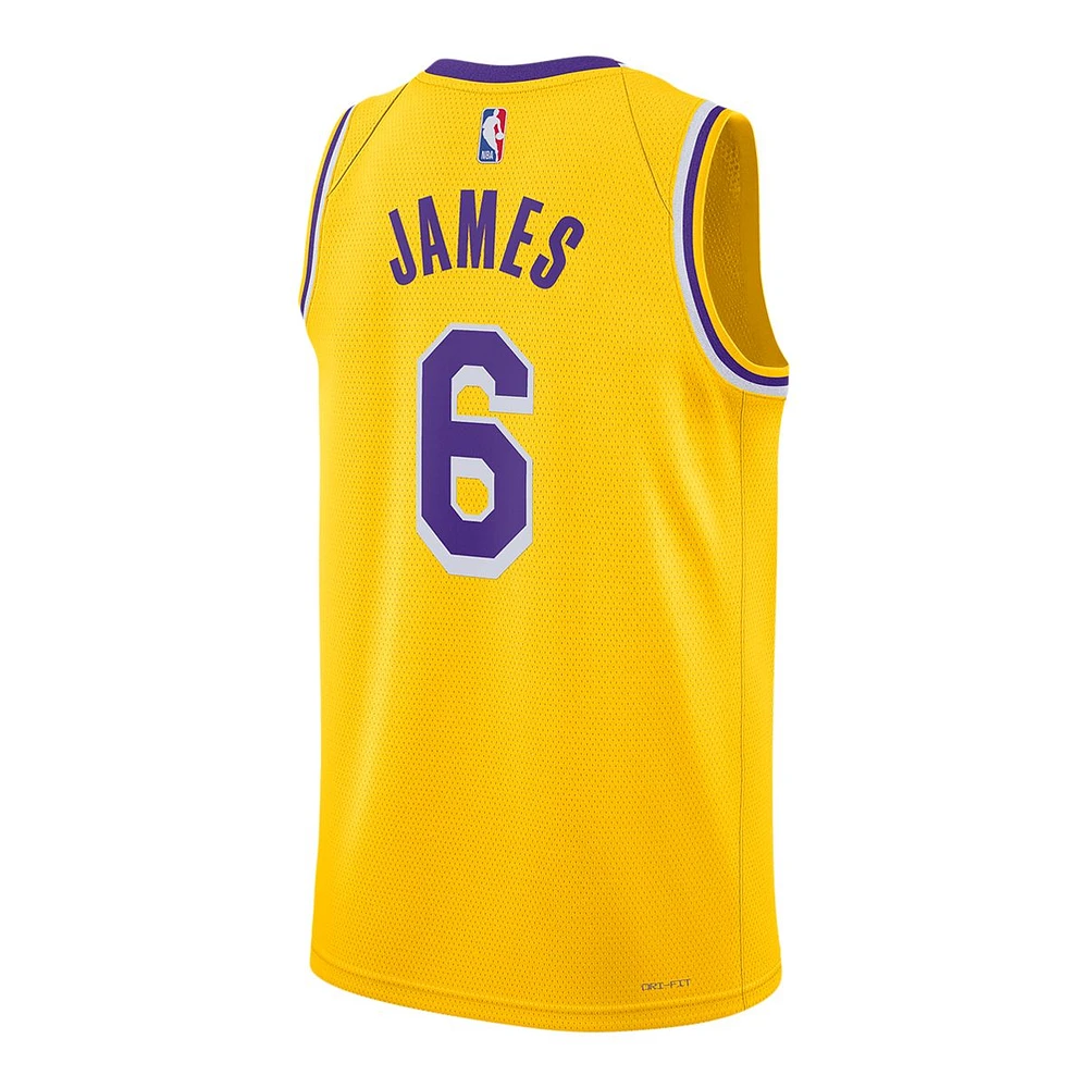 Los Angeles Lakers Nike LeBron James Icon Swingman Jersey