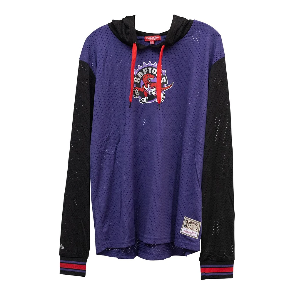 Toronto Raptors Mitchell & Ness Women's Hardwood Classics Lightweight Hoodie