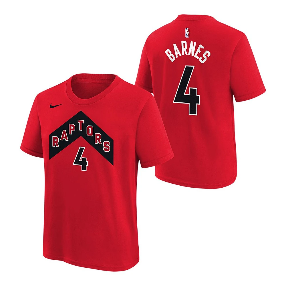 Child Toronto Raptors Nike Matt Barnes Icon Player T Shirt