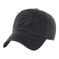 Toronto Raptors 47 Brand Black Tonal Clean Up Cap