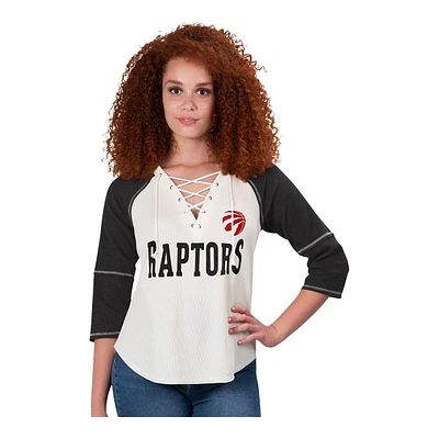 Toronto Raptors Touch Women's 3/4 Sleeve Rebel Top