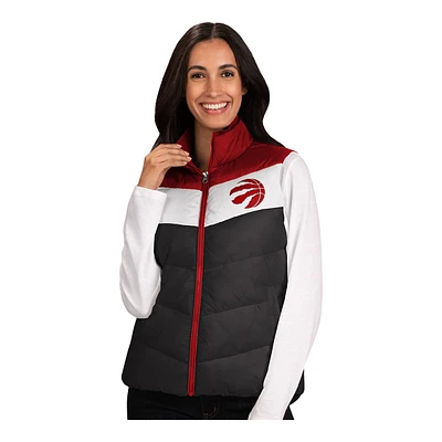 Toronto Raptors G-III Women's Championship Puffer Vest Jacket