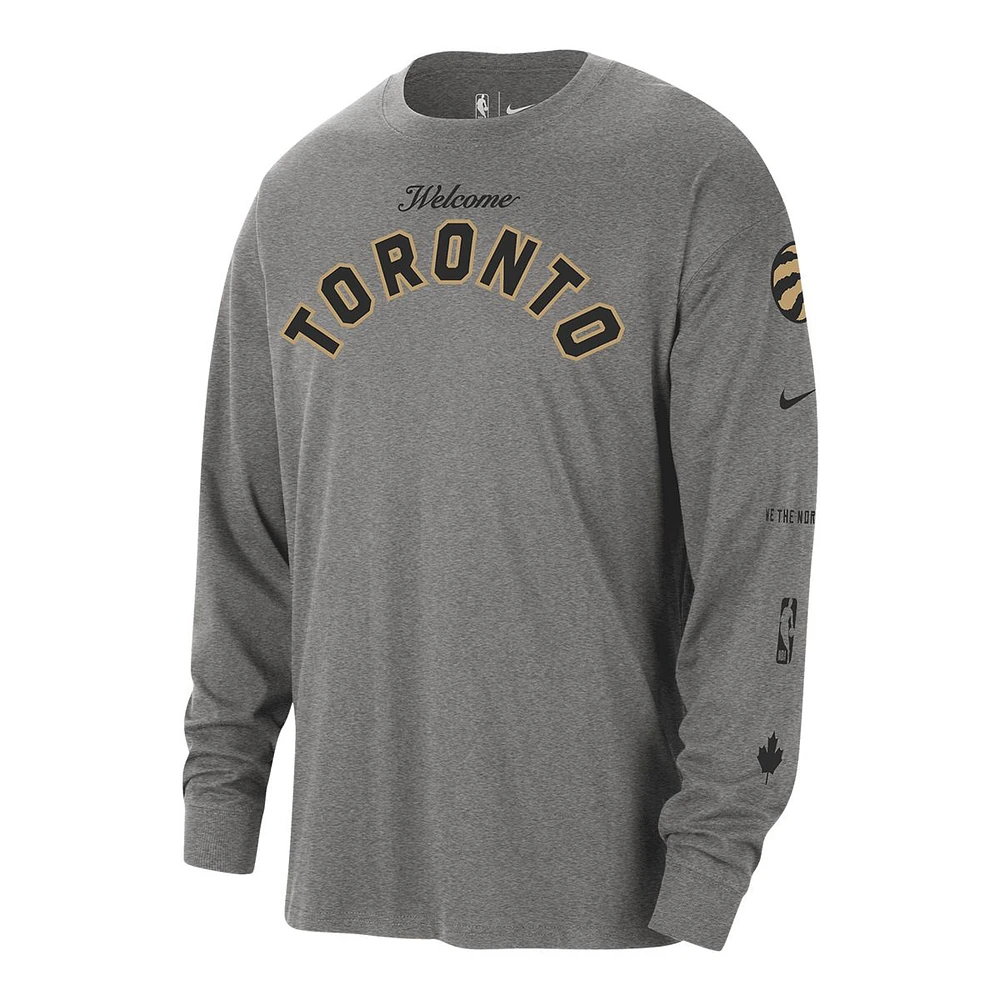 Toronto Raptors Nike City Edition M90 Long Sleeve Shirt