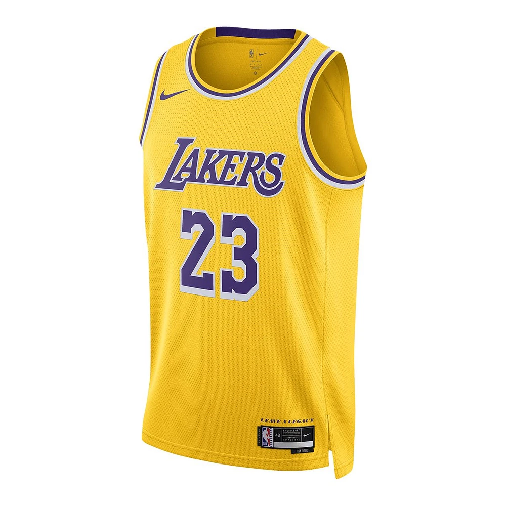 Los Angeles Lakers Nike LeBron James Icon Swingman Jersey