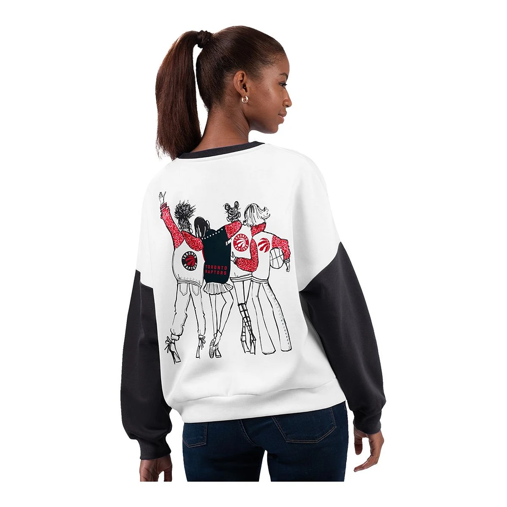 Toronto Raptors G-III Women's Fashion Illustration Sweatshirt