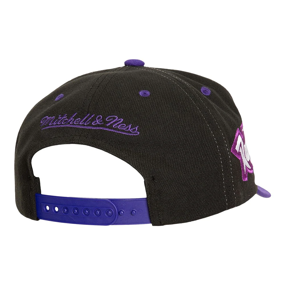 Toronto Raptors Mitchell & Ness Overbite Pro Snapback Cap