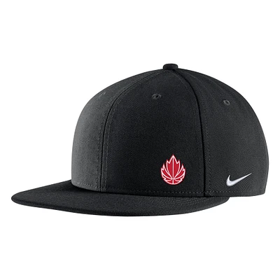 Canada Nike Basketball Pro Flat Bill Snapback Cap