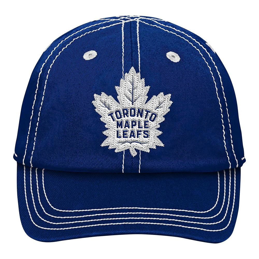 InfantToronto Maple Leafs Outerstuff Chainstitch Slouch Cap